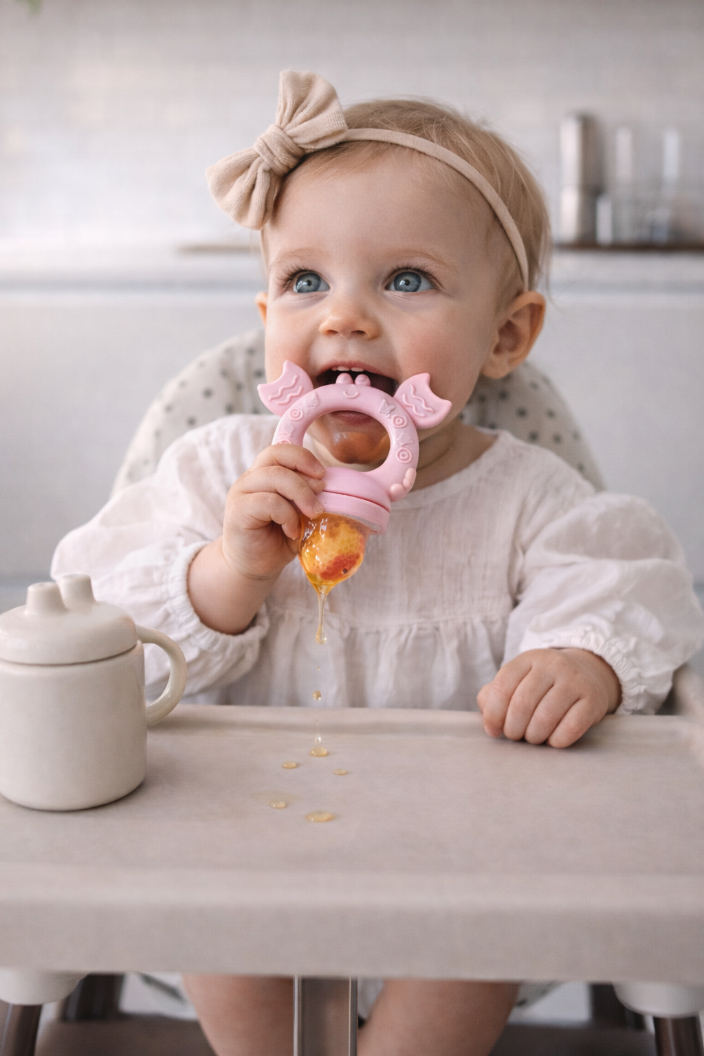 Grignoteuse Bébé en Silicone sans BPA